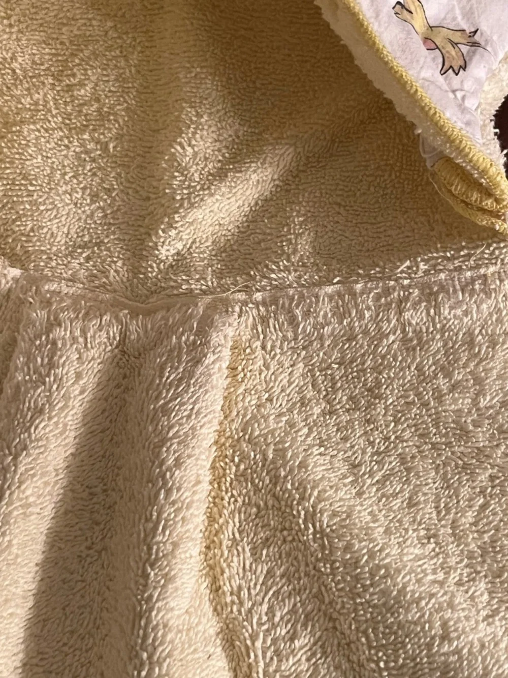 jcpenney Vintage toddler Hooded bath towel with fun animal prints